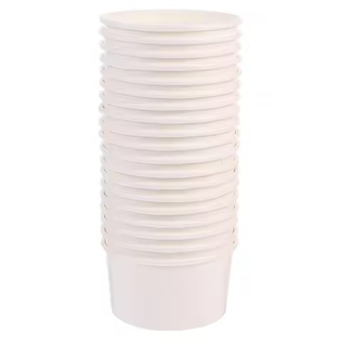 100Pcs 3oz Plastic Dessert Cups Ice Cream Cups Disposable Jelly Pudding Cups