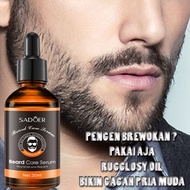 Original Beard Oil Serum Penumbuh Jenggot Obat Beard Booster Menumbuhkan Kumis Jenggot Jambang Secar