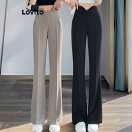 Casual Pants Plain Asymmetrical Pants for Women LNE59170