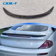 Carbon Fiber Rear Trunk Spoiler Wing Duckbill Rear Trunk Wing Spoiler Car Accessories for BMW 6 Seri