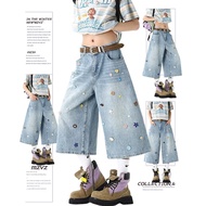 MZVZ | Vintage Design Sense Culotte 7/8