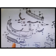 FREE SHIPPING RAM GRILLE GRILL FRONT BUMPER NET LOWER CIVIC FD FD1 FD2 FACELIFT !!