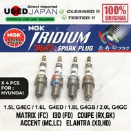 USED Japan NGK Iridium MAX Spark Plug - Hyundai 1.5L G4EC 1.6L G4ED 1.8L G4GB 2.0L G4GC Matrix i30 C