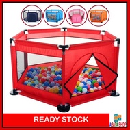Hexagon Foldable Playpen Playard Baby Kids Safety Play Fence