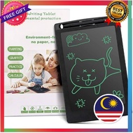 Hadiah Percuma Big Store Toysbay Multi-Color 8.5 / 12 Inch Graphics Tablet Kids LCD Drawing Tablet Reusable Writing