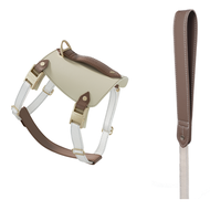 VooCoo สายจูงสัตว์เลี้ยง ทรงอานม้า ที่สวมใส่สะดวกสบาย ความยาวสาย 120 ซม. Saddle Harness+Leash Set |