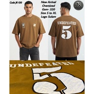 OVERSIZED T-SHIRT UNDEFEATED NEW ARRIVAL GSM 320 [ SIZE S.M.L.XL ]