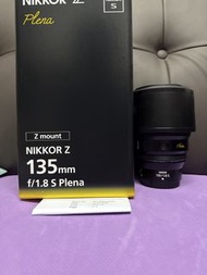 剛剛三月買 全新一樣   (香港行貨有保養 2027-3）Nikon 135 135mm Z Plena F1.8 Z5 Z6 Z7 Z8 Z9