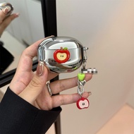 ins plating  with keychian Earphone case For Baseus BC1 / BP1 PRO / M3S / MC1pro Case Silicone TPU C