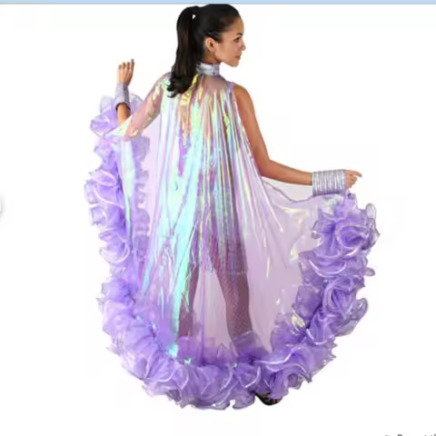 Burlesque Coat of Glory Cabaret Wing Drag Cabaret Show cloak Custom-Made