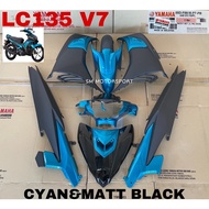 LC135 V6 V7 NEW BODY COVER SET CYAN CANDY GREEN 100% ORIGINAL HLY