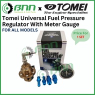 [BNN] TOMEI style Universal Fuel Pressure Regulator With Meter Gauge FPR (1 Piece)