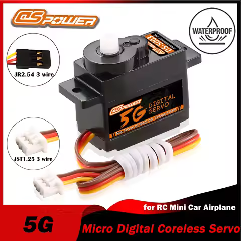 DSPOWER 5g Mini Coreless Digital Servo Plastic Gear Micro for 1/28 RC Car WLtoys K969 K989 K999 Q Ai