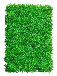 Muro verde follaje Artificial 1Pzs sintetico 60x40cm color verde obscuro cesped verde panel