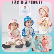 ANGELS BLCN Kids (1-7 years old) Swimwear Summer Rashguard with Cap