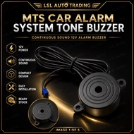 MTS Car Alarm System Tone Buzzer Alarm - Continuous Sound 12V Alarm Buzzer