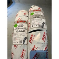 TAYAR GLOBAL RUBBER GRT-368 TUBELESS (BUNGA ROSSO) COMBO/PCS 70/90/17-80/90/17