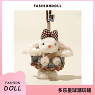 Cute Lop-Eared Rabbit Plush yummy Rabbit New Year Doll Doll Keychain Pendant Girlfriend Gift z0611a5