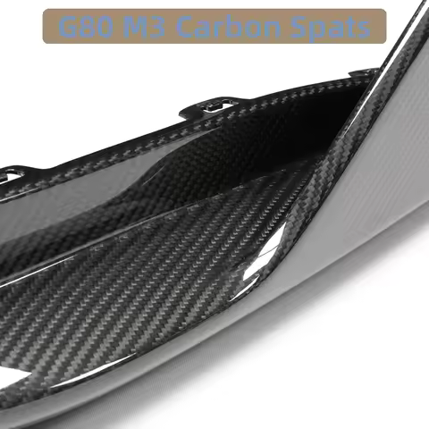 For 2021- 2025 BMW M3 G80 Mp Style Competition Real Dry Carbon Fiber Corner Extension Spats Rear Bum