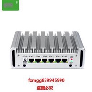 倍控J4125四核2.5G六口多網I7 7600U酷睿雙核無風扇主機靜音10代I7 10510U四核八線程G31銀小主機