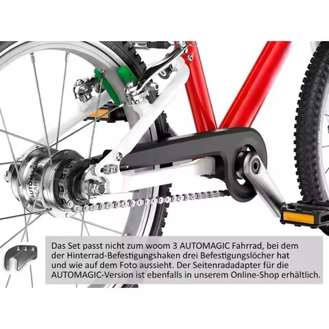 Bicycle Side Wheel Support Accessory Gasket Kit For Children's Bicycle woom 2 woom 3 Mounting Side W