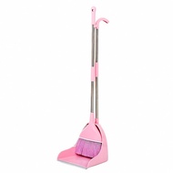 2 in 1 Plastic Broom and Dustpan Set Dust Pan with Handle Cleaning Brush Broom Floor Sweep Walis