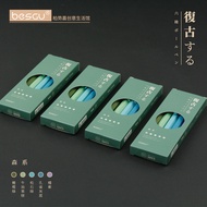 Ready Stock#复古色中笔六棱按动笔k- 350.5mmNO.71043 Bai Shijia Color Medium Pen 1214hw