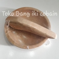 Wooden Mortar and Pestle, Small Wooden Mortar and Pestle