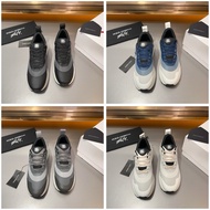 Kasut lelaki D5G blue color leather sneakers shoes
