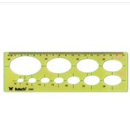 Butterfly BT-2060 Mal Ellipse Oval Ruler