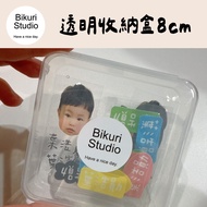Bikuri. . Transparent Storage Box 8x8cm