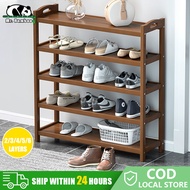 Mr.Bamboo Shoe Rack Organizer Bamboo Shoe Storage 2/3/4/5/6 Layers Rack for Home Furniture