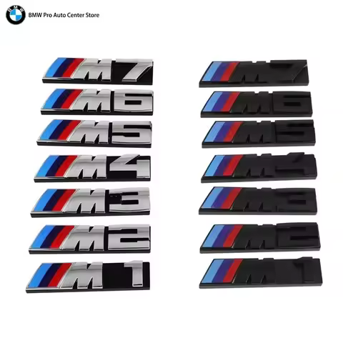 WW 3D ABS Car Front Grille Badge Emblem Buckle BMW M Logo M2 M3 M4 M5 M6 F48 G01 E84 E83 F39 F10 F30