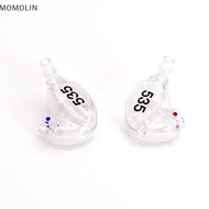 LEFT Transparent Earphones Shell Case for Shure SE535 Earphones Shell Replacement BA Drivers Shell H