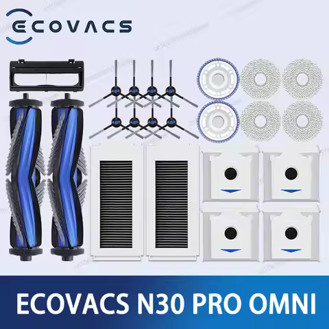 ECOVACS Deebot N30 PRO OMNI /YDLX11-1 Accesories Main Side Brush Mop Cloth HEPA Filter Dust Bag Robo
