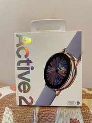 100% New in Seal Samsung Galaxy Watch Active 2  Aluminum -ROSE GOLD  全新密封三星 手錶 鋁金屬 - 玫瑰金 40mm SM-R83