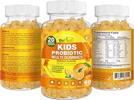 BioFinest Kids Probiotic MultiVitamins Green Superfood Gummy Supplement 20+ Minerals Vitamin A B C D