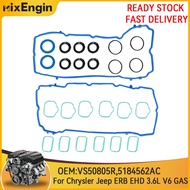 Engine Valve Cover Gasket With air intake gasket Kit Fit 3.6 L V6 GAS For Chrysler Dodge Jeep Ram ER