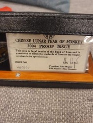2004猴年銀幣