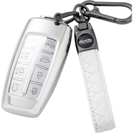 for Genesis Key Fob Cover with Keychain for Genesis G70 G80 G90 GV70 GV80 GV90