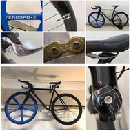 Fixed Gear/ Bike / Bicycle/ X-Game 固定齒輪/ 輕便簡約單車/ 信差單車 🚲💙🖤💙 📬📨 🚴🏻‍♂️🇺🇸 AEROSPOKE
