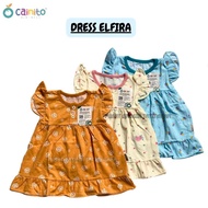 3Pcs CAINITO Baby Girl Dress ((Baby Doll Ribbon Strap))
