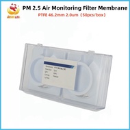 WEIAI PTFE PM 2.5 Air Monitoring Filters Membrane 46.2mm 2um Lab Air Quality PM2.5 Particle Sampling