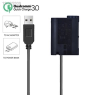 ❃❅♈EP 5B EN EL15 Dummy Battery DC Power AC Adapter for Nikon D500 D610 D7000 D7100 D7200 D750 D7500 