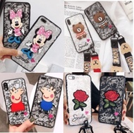 Oppo Reno 2 Z 3 Pro Bear Floral Pig Case 24831