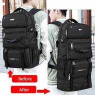0L 90L Travel Bag Large Capacity Climbing Backpack Men Women Outdoor Camping Luggage Bags Trekking