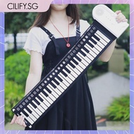 [Cilify.sg] 49 Keys Digital Keyboard Piano Portable Silicone Electronic Roll Up Piano Toys