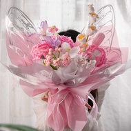 Butterfly Bouquet Hand-Woven Flower Rose Preserved Flower Gift Gift for Girlfriend Girlfriend Birthd