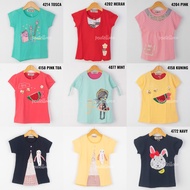 Geenee Girls' Short Sleeve T-Shirt Girls' Top 456