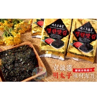 ** Gluttonous Bear * Korea HAEMATT Gyeonggi-Do Mentaiko Flavored Seaweed 12pcs/Bag Slightly Spicy Ko
